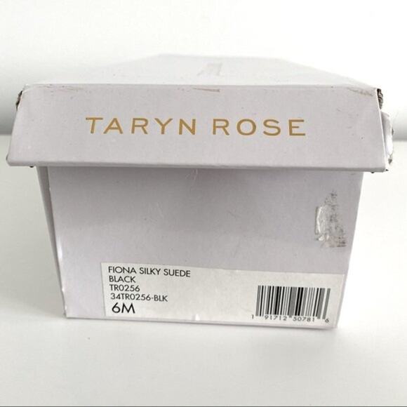 TARYN ROSE Fiona Pointed Toe Flats Black Size 6 - Picture 9 of 11